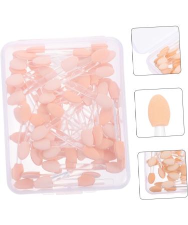 PLAFOPE 50pcs Double Ended Eyeshadow Brush Cosmetic Eye Shadow Sticks Eyeshadow Makeup Sticks Plastic - Buy Online on SooperMarket.com