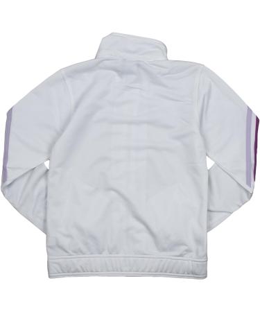 adidas Girls Youth 7-16 Pursuit Full Zip Striped Track Jacket Size 14 - White - Buy Online on SooperMarket.com