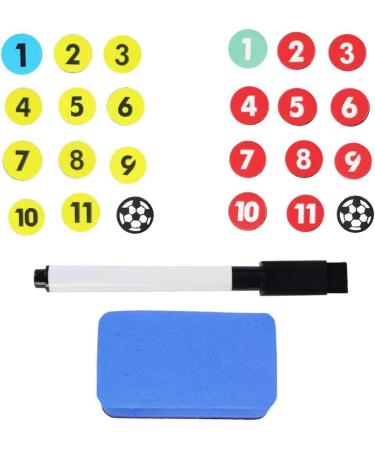 TXENCEX Football Coaching Board Coaches Clipboard Tactical Magnetic Board Kit Portable Strategy Coach Board with Dry Erase  Marker Pen and Zipper Bag - Buy Online on SooperMarket.com