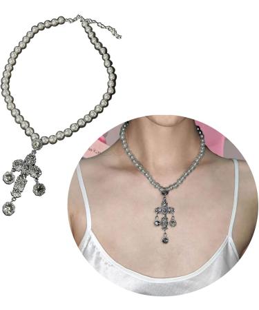 OralGos Palace Style Gothic Necklace - Handmade Crucifix Pendant for Daily Wear | Unique Metal Jewelry - Buy Online on SooperMarket.com
