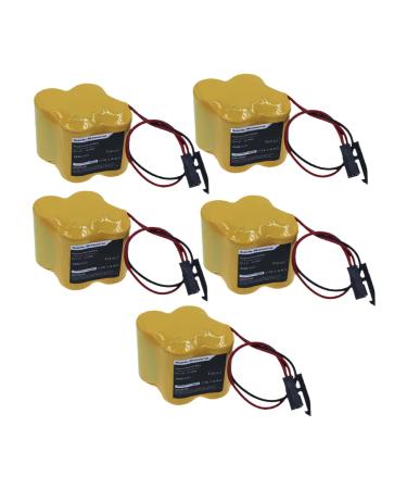 (5pcs) A98L00310025 BR2/3AGCT4A Battery Replacement for FANUC Controls SLC-500 MicroLogix 1400 MicroLogix 1500 PLC Battery for CNC System 4400mAh
