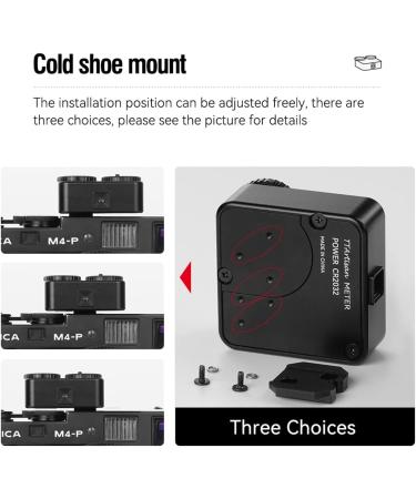 TTARTISAN Camera Light Meter Photometer for Dual Lens Reflex Camera - Hot Shoe Attachment - Buy Online on SooperMarket.com