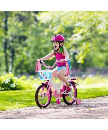 Kuou Handlebar Tassels for Kids - Colorful Bicycle Streamer Ribbons | Fun Bike Decorations - Buy Online on SooperMarket.com