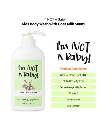 Kids Shower Gift Set - Plant-Based Shampoo & Body Wash for Dry Skin | Goat Milk Dermatologist Tested Cruelty-Free & Allergen Free - Buy Online on SooperMarket.com
