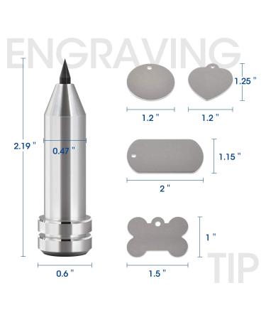 Etching/Engraving Tool for Explore/Explore Air | Dog & Bone Metal Stamping Blanks - Buy Online on SooperMarket.com