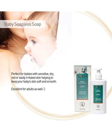 Moraz Baby Soapless Soap - Herbal Gentle Wash for Sensitive Skin with Chamomile - 8.5 oz - Buy Online on SooperMarket.com