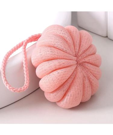 OSALADI 4pcs Pumpkin Bath Flowers - Exfoliating Shower Pouf Loofah & Bath Sponge for Toddlers - Portable Bath Ball & Body Scrubber - Buy Online on SooperMarket.com
