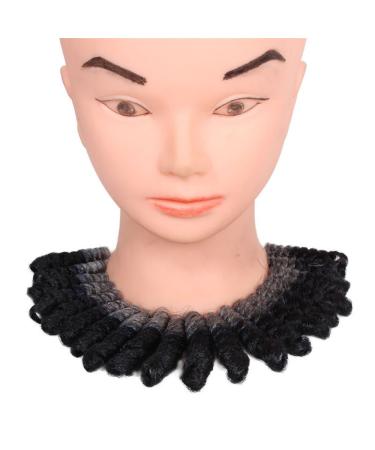 3 Packs Eunice Hair Saniya Curl Ombre Braids - 20 Inch Bouncy Synthetic Crochet Hair (1B Gray) - Free Hook Included - Buy Online on SooperMarket.com