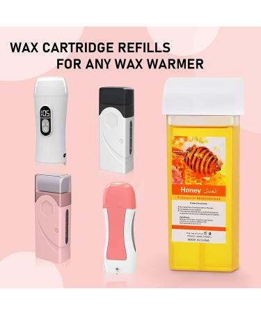 Honey Hair Removal Wax Cartridge Refills - 4 Pack for Body Waxing Legs and Arms - Buy Online on SooperMarket.com