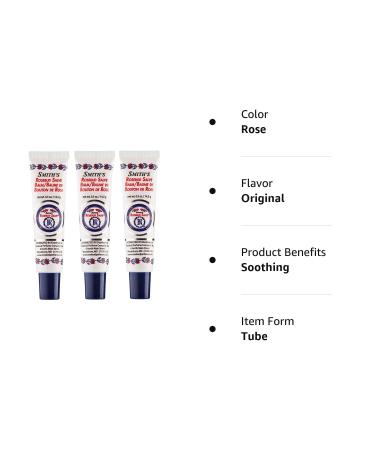 Rosebud Salve Tube 3-Pack - Moisturizing Lip Balm for Dry Skin - 0.5 oz Tubes (Pack of 3) - Buy Online on SooperMarket.com