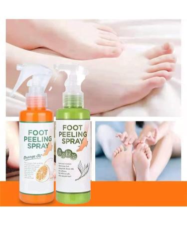 Anushka Foot Peeling Spray Oil | Remove Dead Skin & Calluses Instantly | Exfoliating Hydrating Peel Off Spray (Orange) - Buy Online on SooperMarket.com