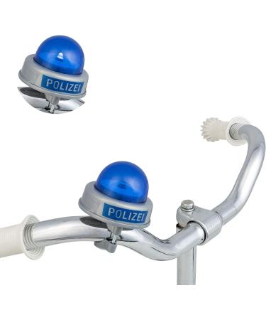 Smart Planet JO-20626-NEW Bicycle Bell for Children - Blue Plastic Police Design - Medium Size - International Shipping Available - Buy Online on SooperMarket.com