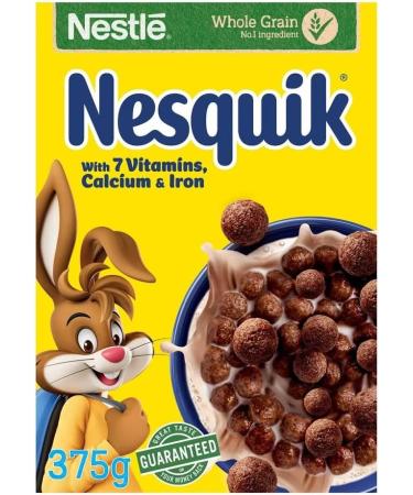 Breakfast Cereal Bundle with Chocolate Nesquik Cereal 375g and Nesquik Mix Cereal 325g (2 Pack) - Buy Online on SooperMarket.com
