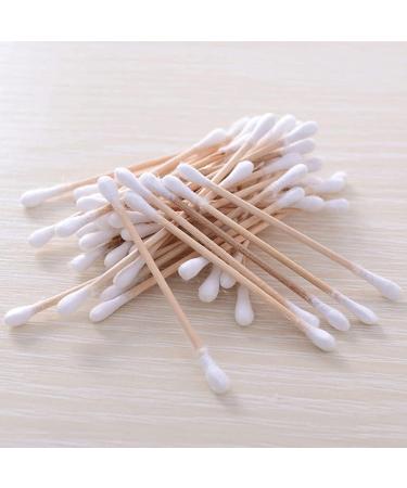 300pcs Double Tips Cotton Swabs - Perfect for Eye Shadow Makeup & Pet Ear Cleaning | Beauty Essentials - Buy Online on SooperMarket.com