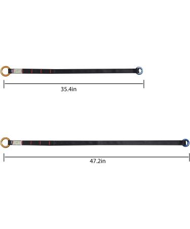 Arborist Friction Saver Tree Climbing Cambium Saver - Retrievable Anchor Loop Belt Sling CE Certified 23KN 47.2 in/35.4 in 35.4 Feet - Buy Online on SooperMarket.com