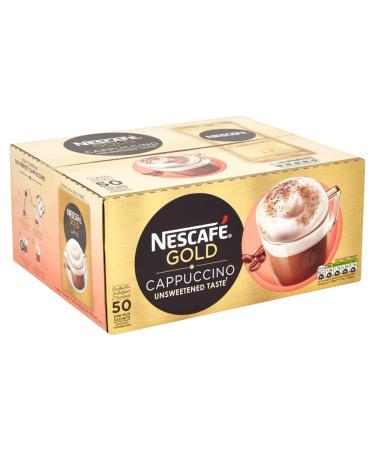 NESCAF GOLD Unsweetened Cappuccino Sachets 50 sachets x14.2g
