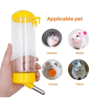 BREUAILY 3Pcs Animal Drinking Bottle 500ml Plastic Guinea Pig Water Bottle Non Drip Hanging Hamster Automatic Water Feeder for Rabbit Guinea Pig Gerbil Chinchillas (Random Color) - Buy Online on SooperMarket.com