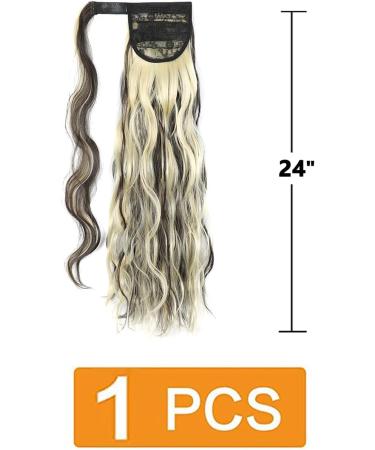 Prinfantasy Long Wavy Wrap Around Ponytail Extension - Synthetic Hair - 24 inch - Buy Online on SooperMarket.com