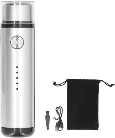 Mini USB Shaver Hypoallergenic Electric Shaver for Men (Silver) - Buy Online on SooperMarket.com