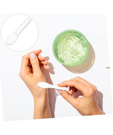 Gogogmee Stainless Steel Spoon Skin Caring Tool Facial Scoop Makeup Pick Spoons Cream Scoops Beauty Spatulas Facial Spoon Facial Cream Spoons Makeup Supply 6.5x2x0.2cm Silver - Buy Online on SooperMarket.com