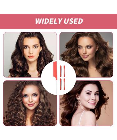 48pcs Hair Perm Rods Plastic Perming Rods Curlers Hair Rollers Curlers with Tail Comb Hair Perming Kit for Hairdressing Hair Styling or DIY Tool(Red) - Buy Online on SooperMarket.com