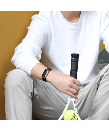 Witzon Adjustable Elastic Bands for Fitbit Charge 4/3/3SE - Breathable Fabric Pattern Replacement Strap for Women Men - Solid Black - Buy Online on SooperMarket.com