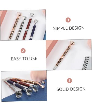 Baluue 3 Embroidery Pen Eyebrow Pen Brow Pencil Makeup Microblading Pen Crystal Golden - Buy Online on SooperMarket.com