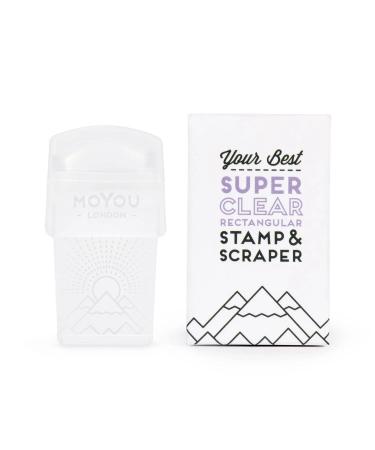3 in 1 Super Clear Rectangular Stamper & Scraper