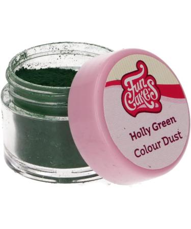FunCakes Colour Dust Holly Green: Colouring powder for Food For Cake Decoration Halal certified - Buy Online on SooperMarket.com