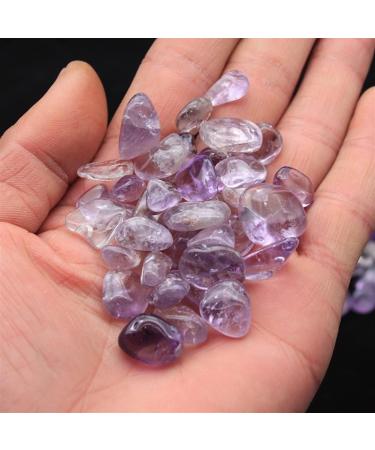 Natural Crystals and Stones 100g Stone Natural Amethyst Gravel Rock Crystal Quartz Polished Stone Specimen Degaussing Stone for Decoration Gift - Buy Online on SooperMarket.com