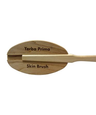 Yerba Prima Tampico Skin Brush - Exfoliate for Radiant Skin & Improved Circulation - Buy Online on SooperMarket.com