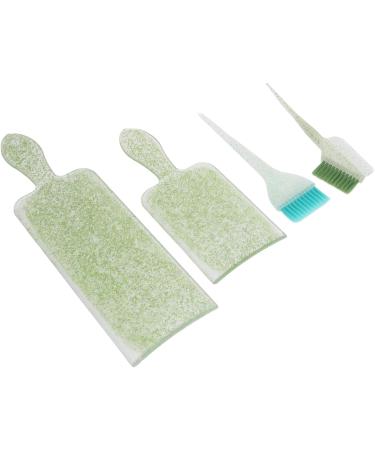 Hair Highlighting Board Kit Bleaching Foiling Tinting Hair Coloring Board Set for Beauty Salon (Green) - Buy Online on SooperMarket.com