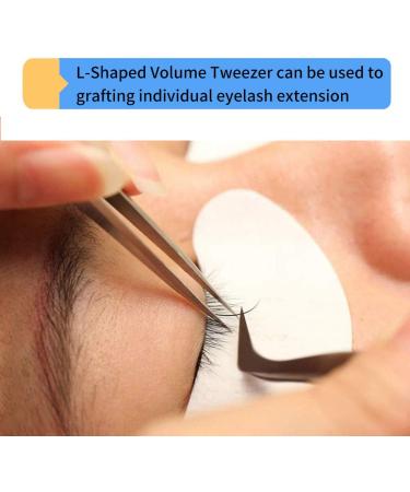 Buy Volume Eyelash Extension Tweezers - FEITA Professional Precision Angled & Pointed Tip - Ideal for International Shipping - Buy Online on SooperMarket.com