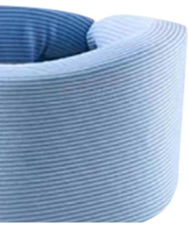 Adjustable Neck Brace - Portable Breathable Neck Support for Travel & Work | Relieves Neck Tension (Light Blue) - Buy Online on SooperMarket.com