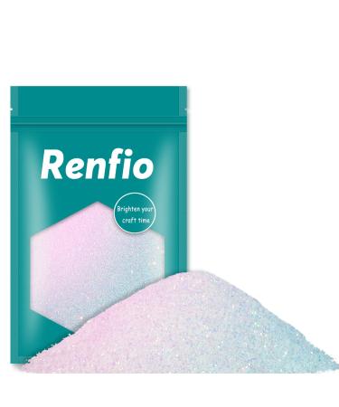 Renfio Chameleon Ultra Fine Glitter Powder 50g Color Shift Extra Fine Dust Color Changing Tiny Glitters 1/128" 0.008" 0.2mm Epoxy Resin Supply Powders for Slime DIY Tumbler 1.75 Oz - Flamingo Opal