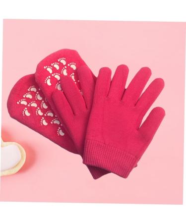 minkissy Silicone Heel Socks Hydrating Gloves Cracked Heels Gel Socks Toeless Gel Socks Spa Gel Gloves Moisturizing Gel Gloves Moisturizing Heel Socks Dry Feet Gel Socks Toe Socks Non-Slip - Buy Online on SooperMarket.com
