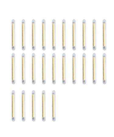 Kiuiom Fishing Glow Sticks Knockenlicht for fishing rods light fishing light sticks Float Glow Stick 25PCs Knropsten for fishing night fish green fluorescent Rod Tip Glow Sticks