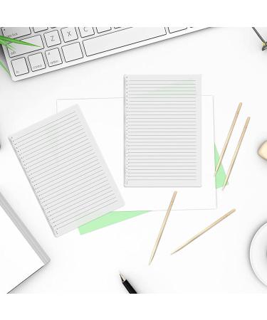2Pcs Straight Line Stencil Rulers  Straight Spacing Line Drawing Template Calligraphy Stencil Journal Painting Invitation Envelope Addressing Ruler Plastic Writing Guide Ruled Paper Making Template - Buy Online on SooperMarket.com
