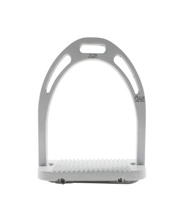 AK Aluminum Stirrups with Coated Colors (4.75 INCHES Titanium (Light Gray) 4.75 INCHES Titanium (Light Gray).