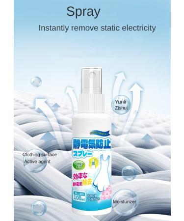 Buy Two 100ml Anti-Static Spray for Hair & Clothes - Smoothing & Wrinkle Removal (Blue) - International Shipping Available - Buy Online on SooperMarket.com