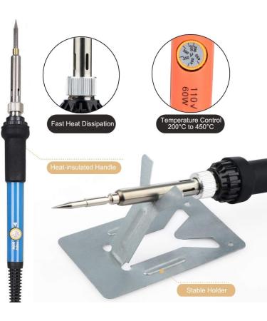 Adjustable Temperature Wood Burning Kit 46 Pcs for Adults - Pyrography Pen Tool - Buy Online on SooperMarket.com