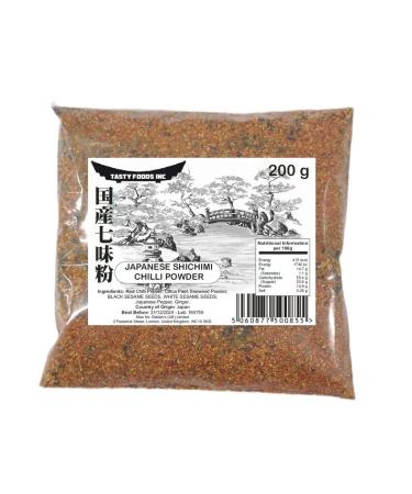 Japanese Shichimi Chilli Powder 200g Togarashi - Tasty Foods Inc.