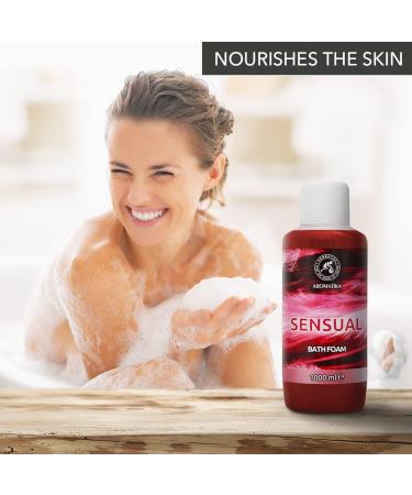 Bath Foam Sensual - 34 Fl Oz | Relaxing Aromatherapy & Wellness for a Good Sleep - Luxury Spa Bubble Bath Experience - Buy Online on SooperMarket.com