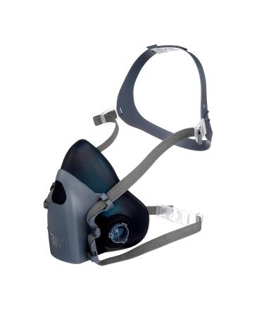 3M Reusable Respirator Half Face Piece 7503 - Large Size | Compatible with Bayonet Cartridges/Filters | Ideal for Gases, Vapors, and Dust (Cartridges/Filters Not Included) - Buy Online on SooperMarket.com