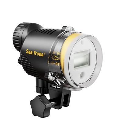 Seafrogs Scuba Diving Strobe Flash Light Waterproof 100M/328FT with YS Ball Arm Mount Underwater Photography for Sony Olympus Nikon Canon Dive Camera Housing Case (SF-01)