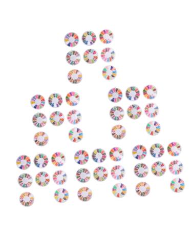 Healeved 48 Boxes Soft Pottery Nail Accessories Charms Clay Diy Patch Nail Decoration Fruit Slices for Nail Art Diy Craft Flatback Nail Embellishments Cartoon Nail Flakes Polymer Clay 3d