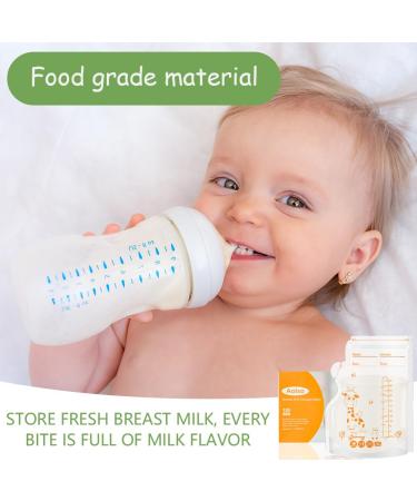 AOLO 130 BPA-Free Breast Milk Storage Bags - 250ml Spout-Proof & Space-Saving for Freezing & Breastfeeding - Buy Online on SooperMarket.com