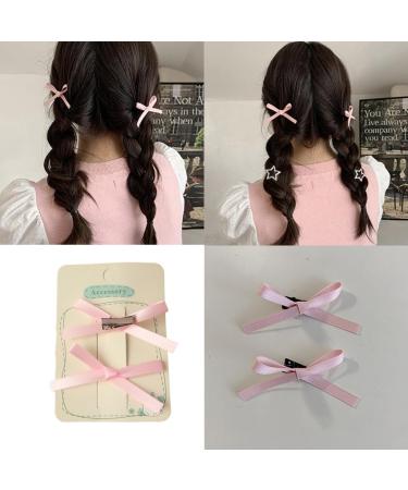 JSGHGDF Bowknot Hair Clip Female Girls Hair Grab with Hair for Daily Wear and Parties Pink - Buy Online on SooperMarket.com