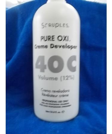 Scruples Pure Oxi Creme Developer 1 Liter / 33.8 fl oz (40C VOLUME - 12%)