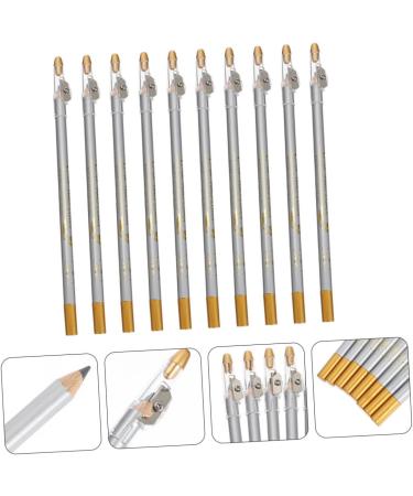 Healeved 10pcs Eyeliner Makeup Pencil Matte Lip Liner Eyebrow Pencils Gadgets Grey - Buy Online on SooperMarket.com
